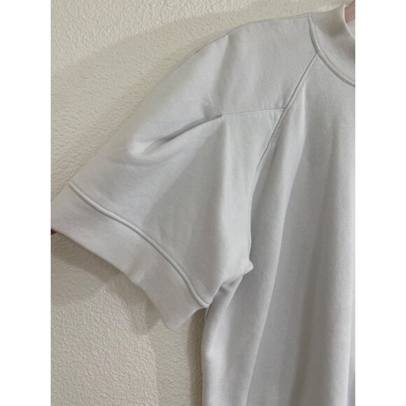 Agolde X Anthro The Round Box Sweatshirt Lavender Gray Women’s Small Athleisure - Picture 12 of 16